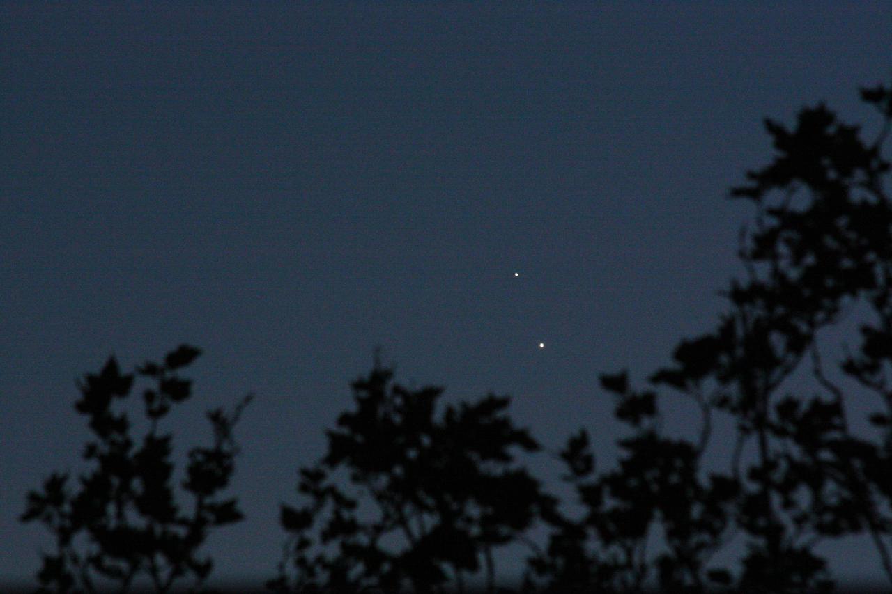 jupiter, venus, samenstand